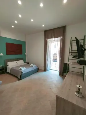 Letto o letti in una camera di La Casa di Halley