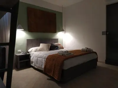 Letto o letti in una camera di La Casa di Halley