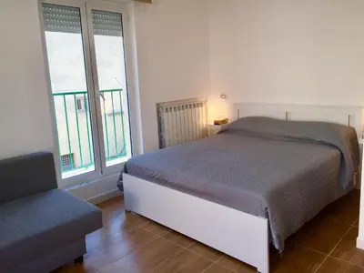 Letto o letti in una camera di Toledo Penthouse