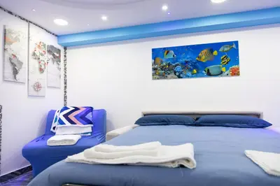 Letto o letti in una camera di A FENESTRELLA E SAN GREGORIO ARMENO