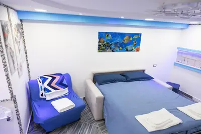 Letto o letti in una camera di A FENESTRELLA E SAN GREGORIO ARMENO