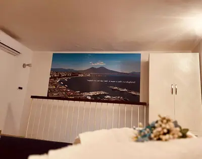 Letto o letti in una camera di Sabry House
