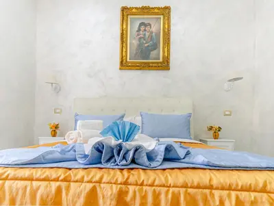 Letto o letti in una camera di Alma Adry