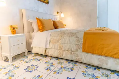 Letto o letti in una camera di Alma Adry