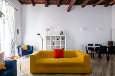 Area soggiorno di Appartamento Moderno nel centro storico
