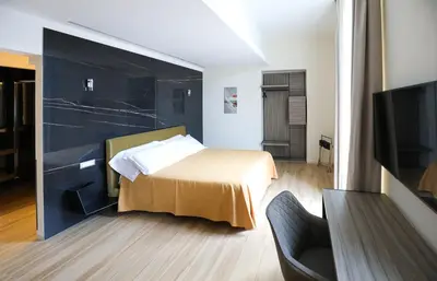 Letto o letti in una camera di Municipio Luxury Suite