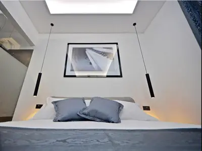 Letto o letti in una camera di Modern Apartment in Napoli + Balcony