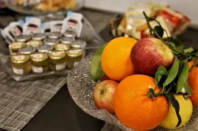 Cibo presso il bed & breakfast o nelle vicinanze