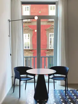 Area soggiorno di Toraldo Suites - Dimore Partenopee