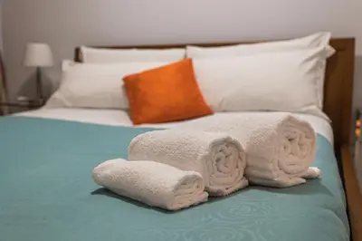 Letto o letti in una camera di Casa di Gabri
