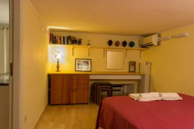 Letto o letti in una camera di Giganti mezzanino