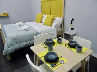Letto o letti in una camera di Cabà bed&breakfast