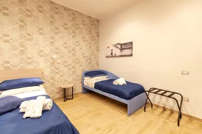 Letto o letti in una camera di Toledo Rose