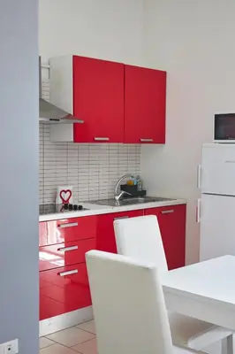 Cucina o angolo cottura di De Gasperi House- Elegante appartamento,con terrazza,nel cuore di Napoli