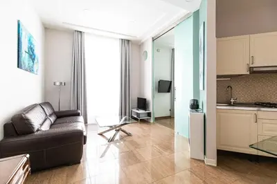 TV o dispositivi per l'intrattenimento presso Sanfelice 33 Luxury Suites