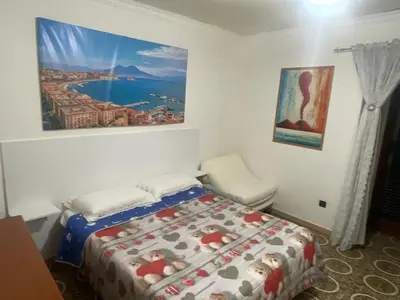 Letto o letti in una camera di Quartieri Spagnoli Home AFFITTI BREVI