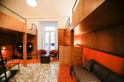 Area soggiorno di NAP Hostel Spaccanapoli