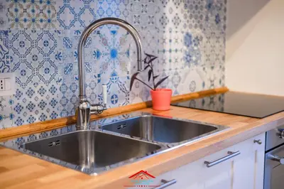 Cucina o angolo cottura di Casa stellata Napoli home in the center