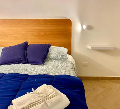 Letto o letti in una camera di Silvi's House