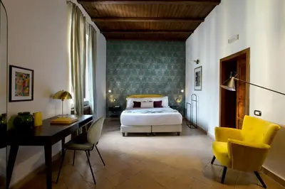Letto o letti in una camera di La Nova Bed and Museum