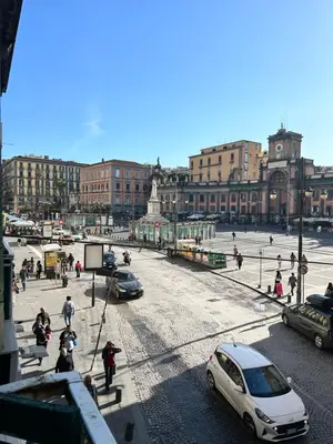 Vista generica su Napoli o vista sulla città dall'interno della casa vacanze