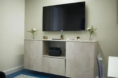 TV o dispositivi per l'intrattenimento presso Chiaja Lux House