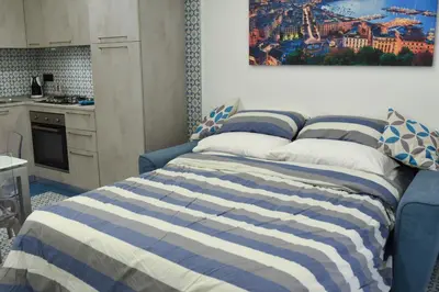 Letto o letti in una camera di Chiaja Lux House