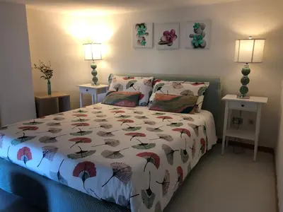 Letto o letti in una camera di Casa di Erminia