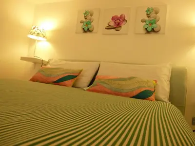 Letto o letti in una camera di Casa di Erminia