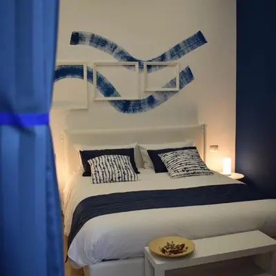 Letto o letti in una camera di La casa di Maria