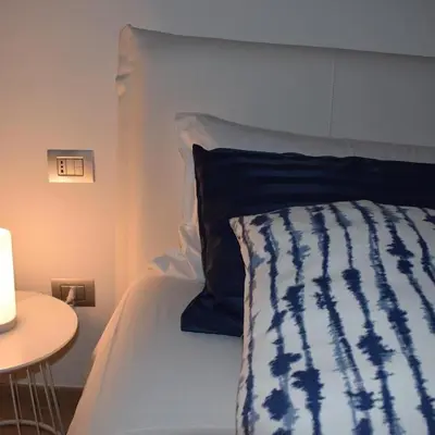 Letto o letti in una camera di La casa di Maria