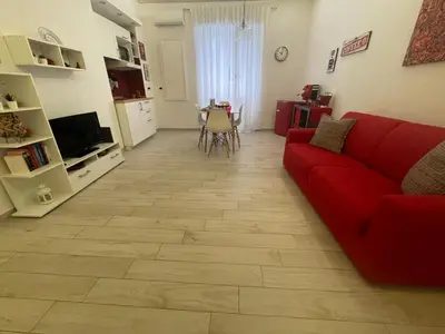 Area soggiorno di Il Cornicello di Carola-Appartamento supersFizioso