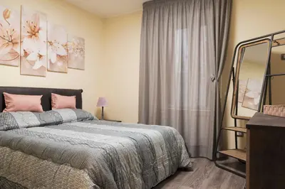 Letto o letti in una camera di Casa Esperanza
