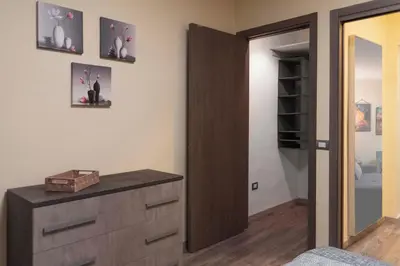 Letto o letti in una camera di Casa Esperanza