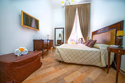 Letto o letti in una camera di Hotel Lanfipe Palace