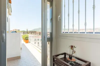 Balcone o terrazza di N'Attic a Vomero Penthouse Terrace by Napoliapartments