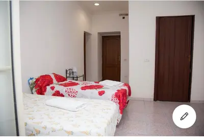 Letto o letti in una camera di Camera Greta