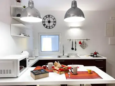 Cucina o angolo cottura di Rosso Partenopeo Suite