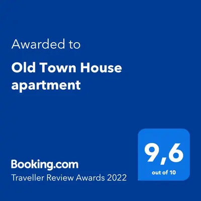 Certificato, attestato, insegna o altro documento esposto da Old Town House apartment