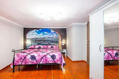 Letto o letti in una camera di Casa Napoli Stritt