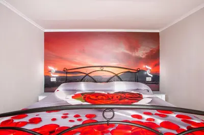 Letto o letti in una camera di Casa Napoli Stritt