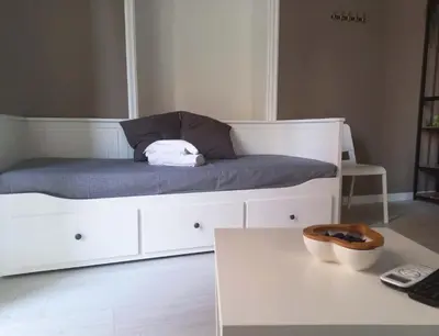 Letto o letti in una camera di Le stanze di Partenope