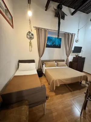 Letto o letti in una camera di La tana dei pirati