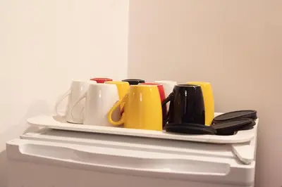 Set per la preparazione di tè e caffè presso B&B o' Panar al Duomo