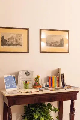 Biblioteca nel bed & breakfast