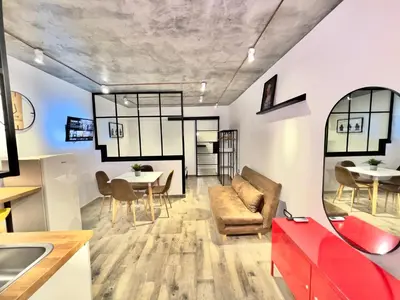 Area soggiorno di Linea1 loft Museo