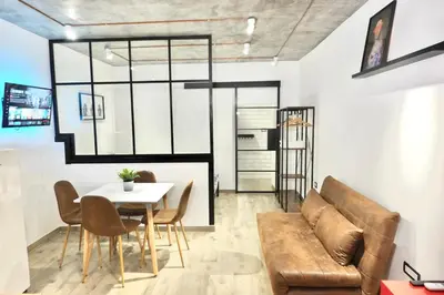 Area soggiorno di Linea1 loft Museo