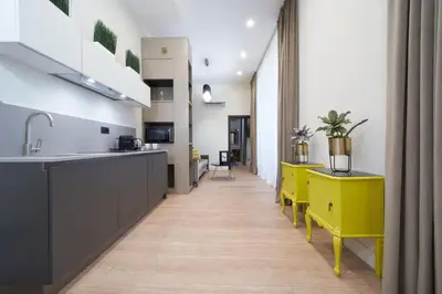 Area soggiorno di The One Napoli Luxury Apartment