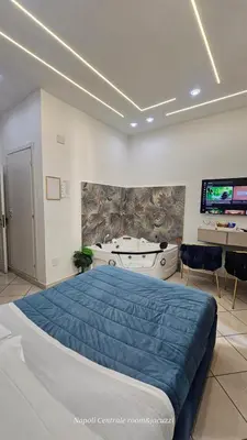 Letto o letti in una camera di B&B Napoli Centrale Centro