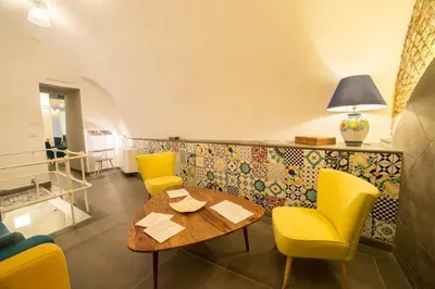 Area soggiorno di Airone Hotel